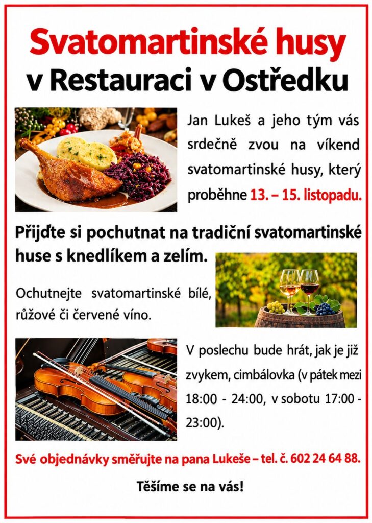 Svatomartinské husy 2026